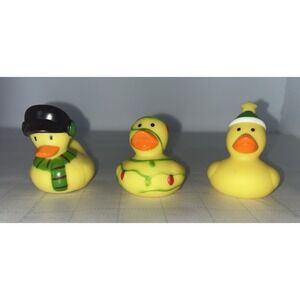 Christmas & Winter Rubber Duck Set Dashboard Collectibles